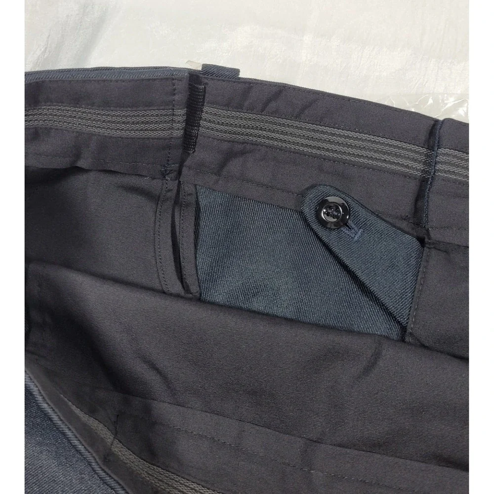GRMNT Men's Hidden Elastic Waistband Work Pants - Navy Blue - Sz 48/28